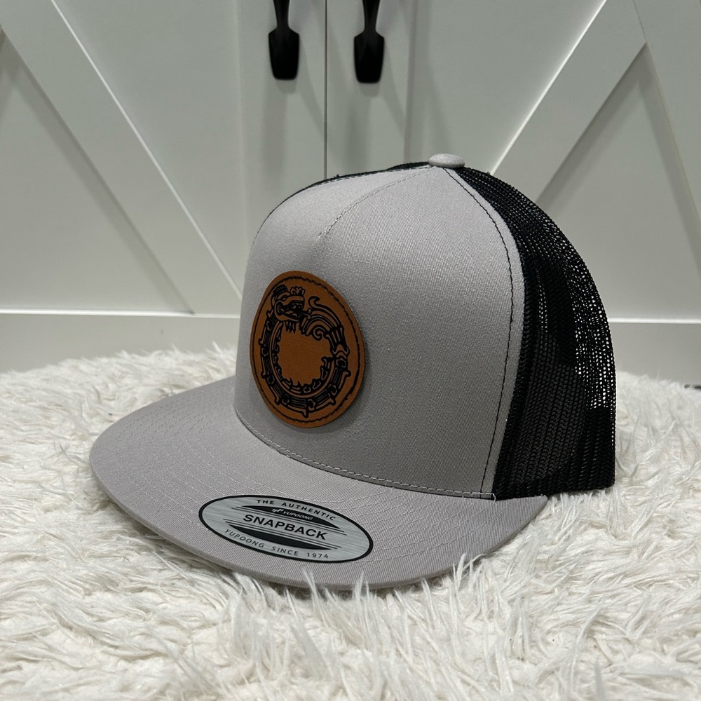 Flat bill SnapBack hat Quetzalcoatl